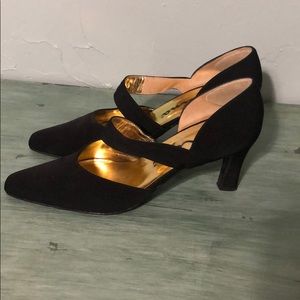 Nina black dress 3 inch heels 8.5 N